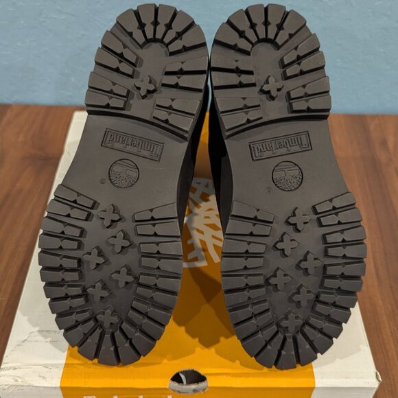 Timberland 6" Women's Mid Boot Roll Fold-Down Teddy Fleece 6.5 - Picture 6 of 7